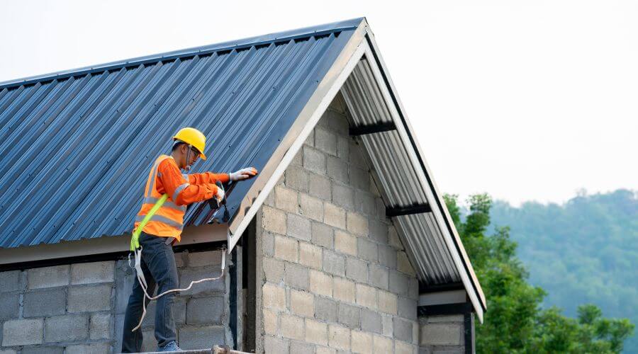 Professional metal roof installation in Oley, PA